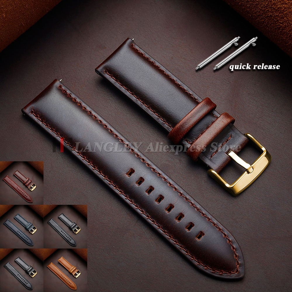 Rubber Strap Diver - Vintage Genuine Cowhide Watch Band Straps