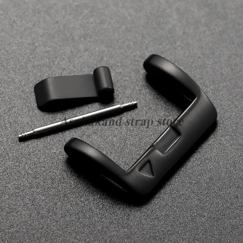 Black Stainless Steel Watch Bu - đánh giá và giá Silicone Watch Band 22Mm