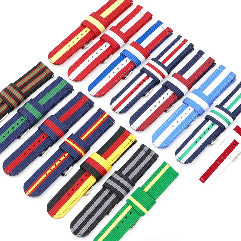 Nylon Watch Strap 20mm 22mm Qu - đánh giá và giá Canvas Strap Watch