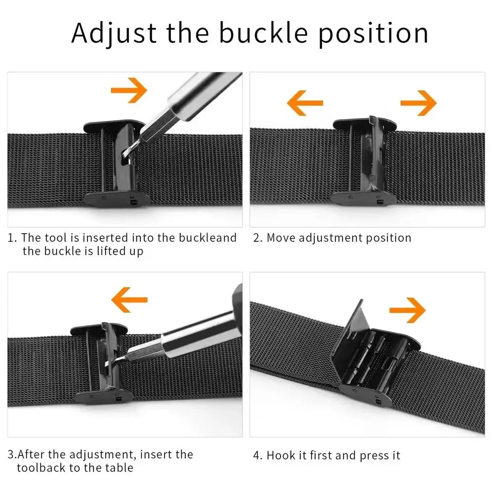 Metal Bands for Huawei Band 6/ - đánh giá và giá Mesh Strap Metal