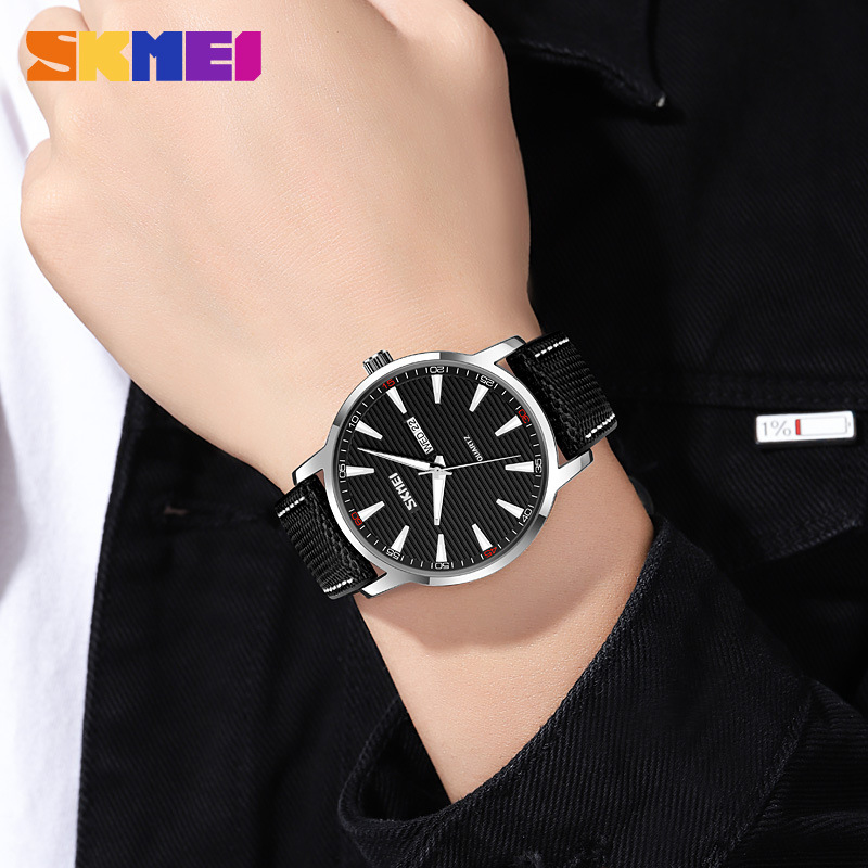 SKEMI Multifunctional Waterpro - đánh giá và giá Canvas Strap Watch