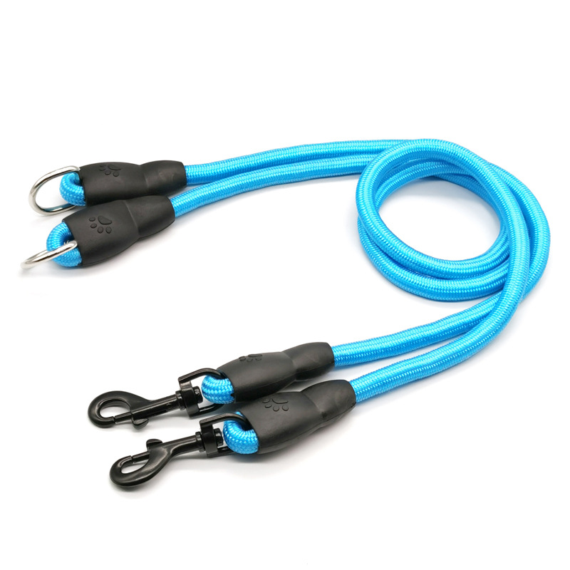 Dog Leash Double Leashes for D - đánh giá và giá Leather Strap Quick Release