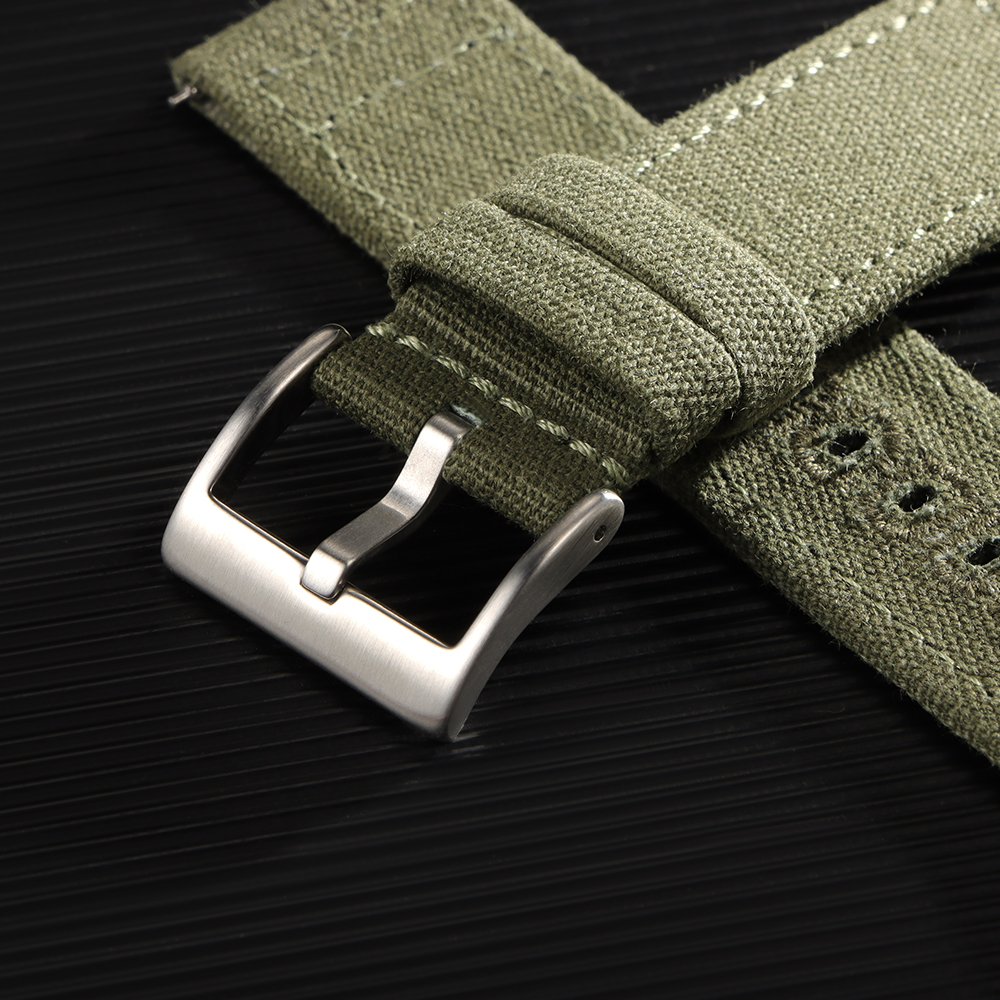 Nylon Woven Canvas Watch Band  - đánh giá và giá Perlon Strap Woven