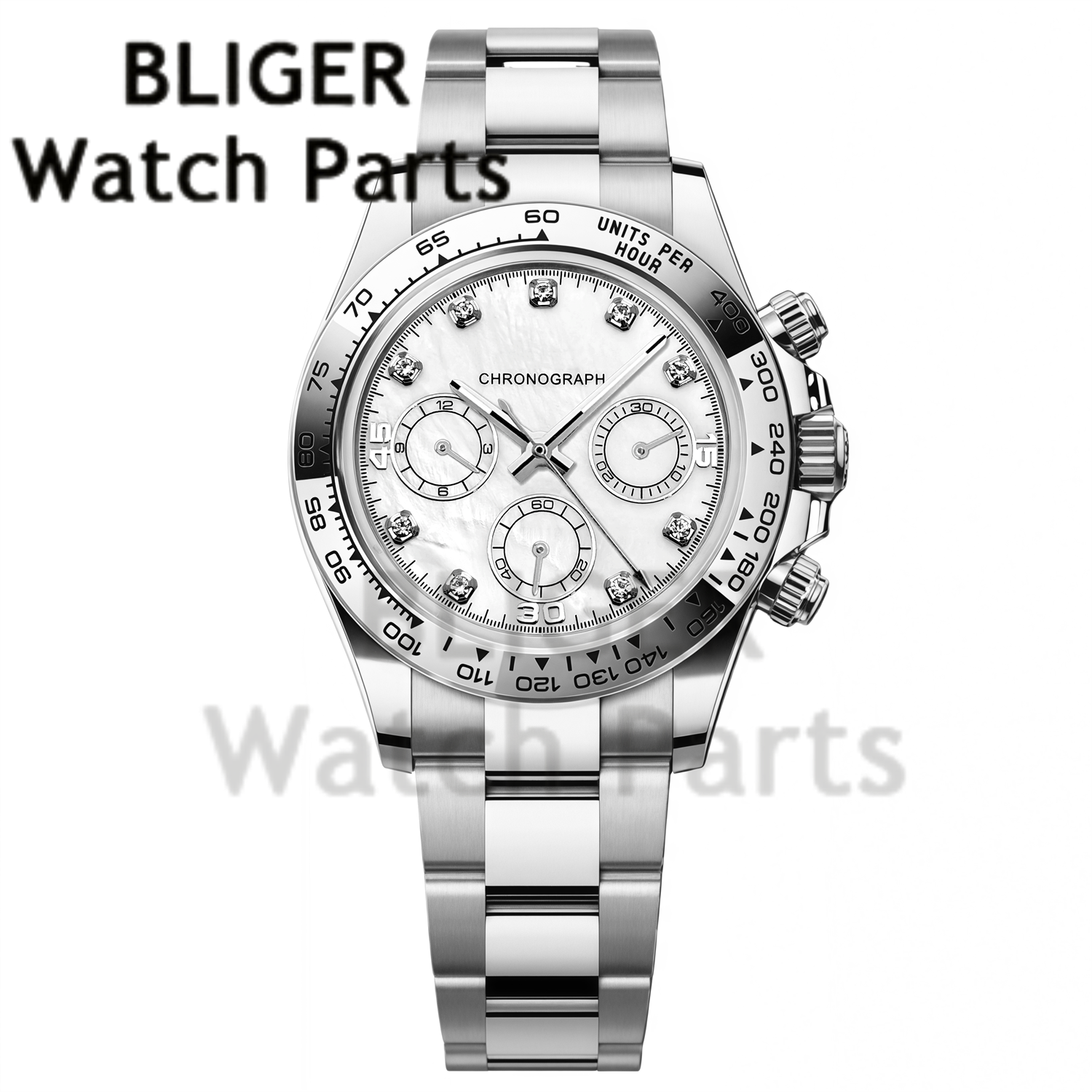 BLIGER 39MM Men's Quartz Chron - đánh giá và giá Rubber Strap Diver