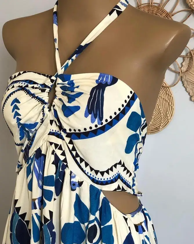 Summer Dress Woman  Vintage Tr - đánh giá và giá Tropic Strap Vintage