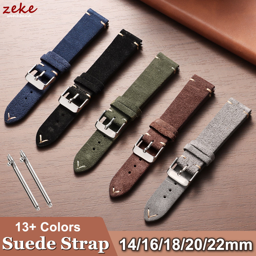 Vintage Soft Suede Leather Str - đánh giá và giá Suede Strap Watch