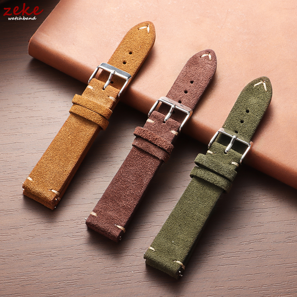Vintage Soft Suede Leather Str - đánh giá và giá Suede Strap Watch
