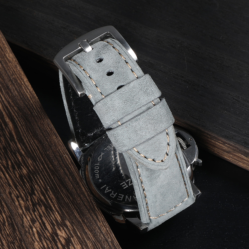 Genuine Suede Watch Strap 22mm - đánh giá và giá Suede Strap Watch