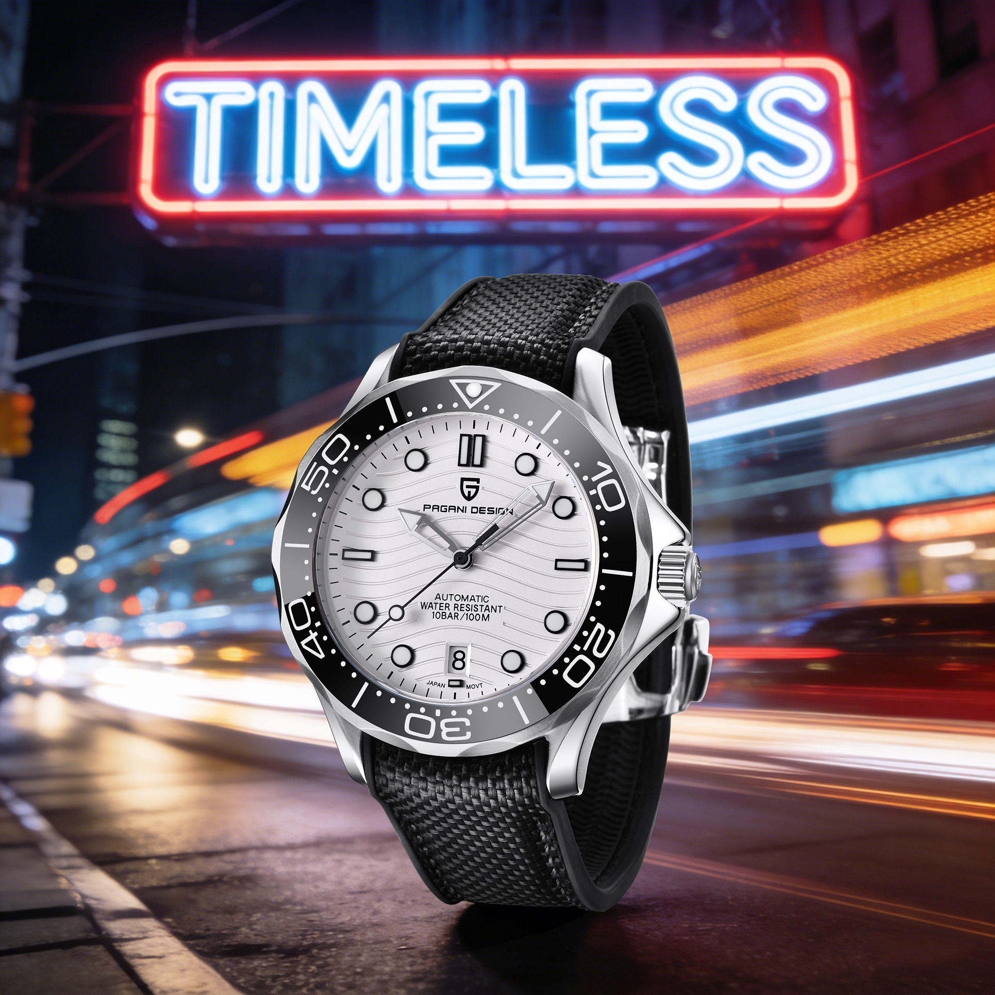 PAGANI DESIGN Modern Fashion M - đánh giá và giá Rubber Strap Diver