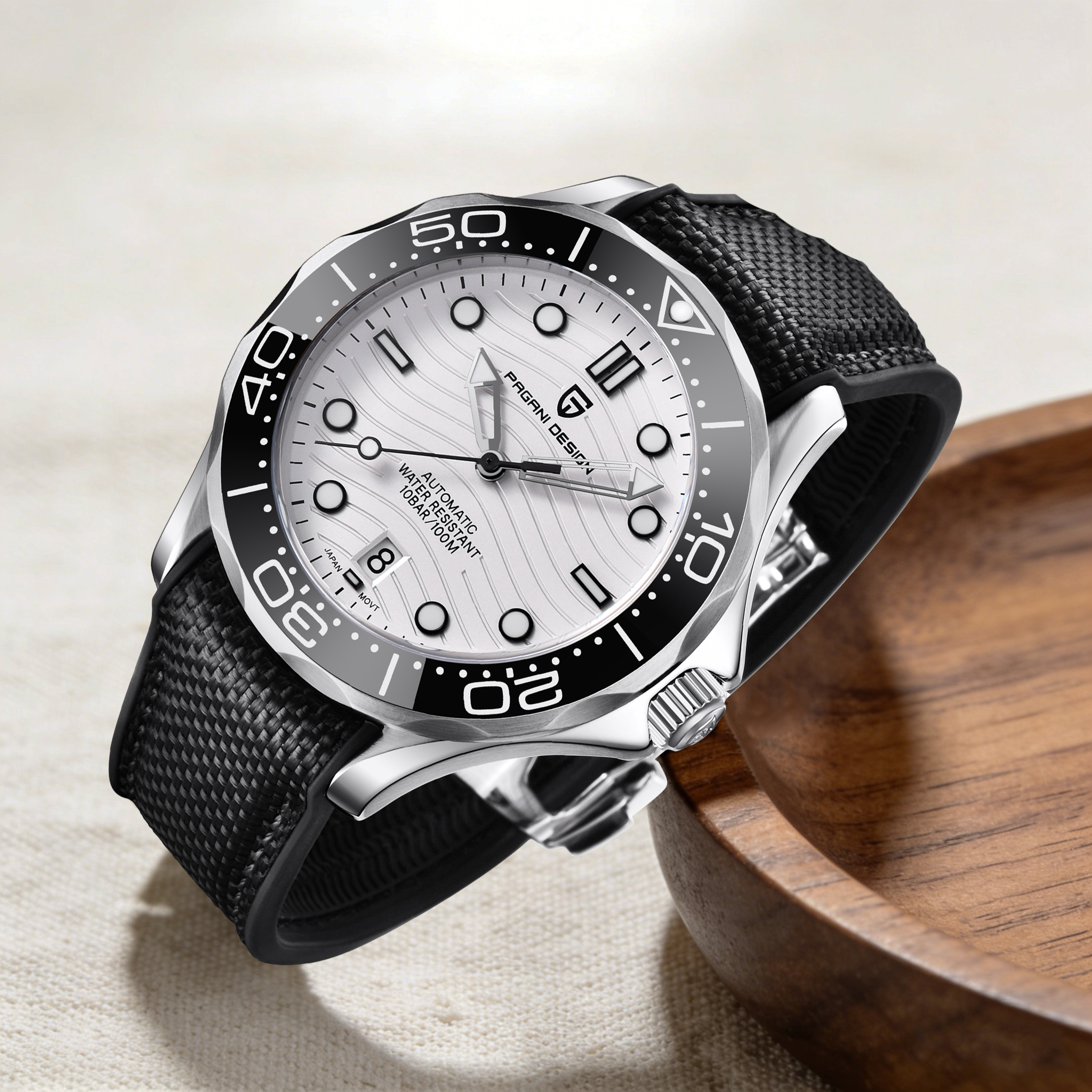 PAGANI DESIGN Modern Fashion M - đánh giá và giá Rubber Strap Diver