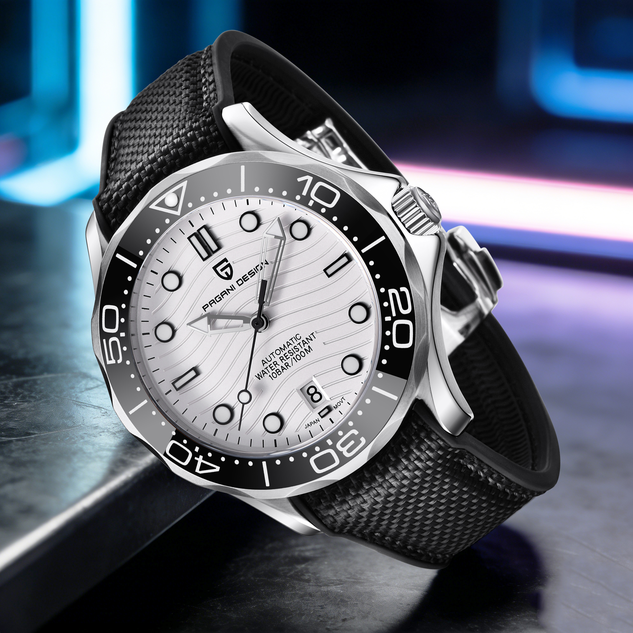 PAGANI DESIGN Modern Fashion M - đánh giá và giá Rubber Strap Diver