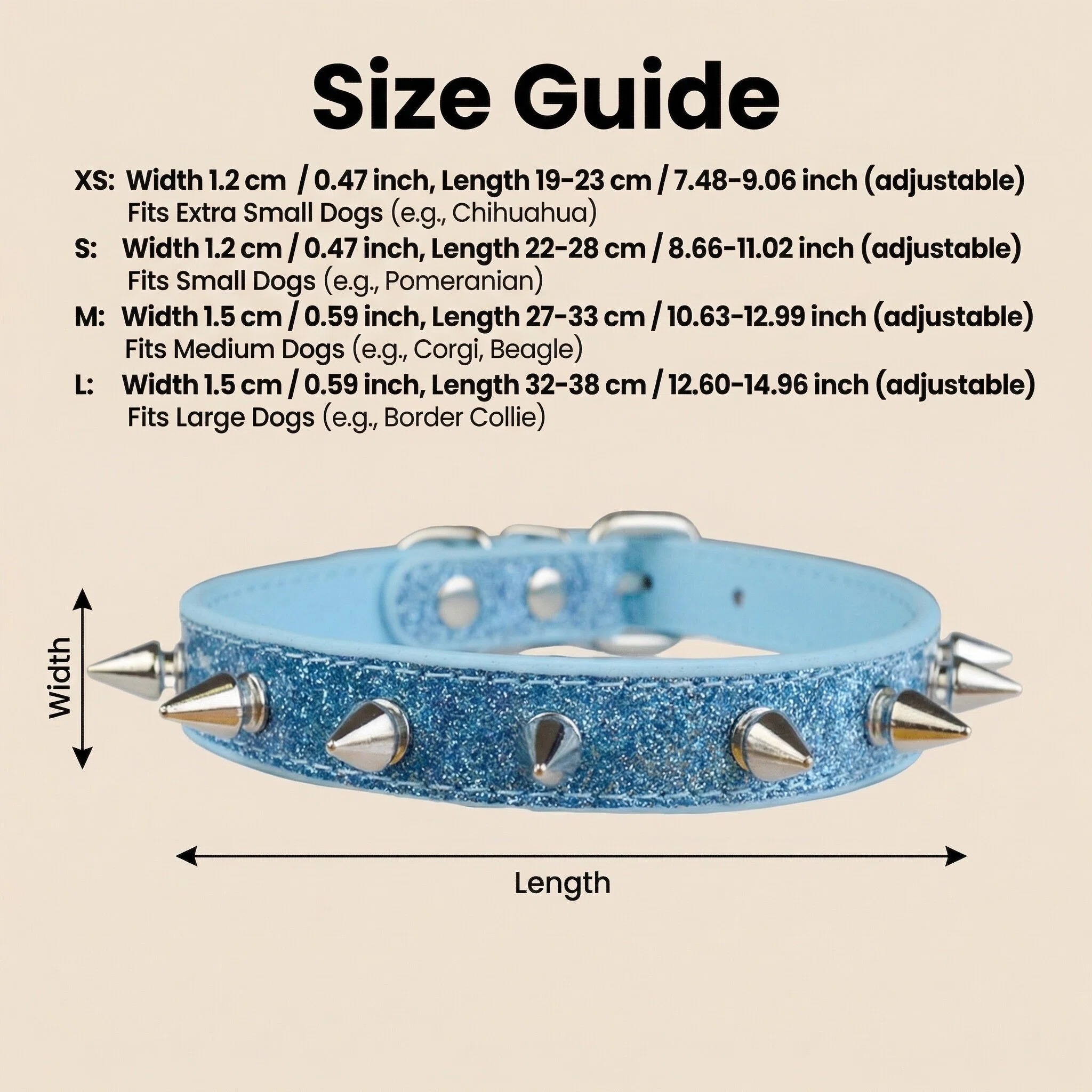 Punk Style Rivet Pet Collar Le - đánh giá và giá Leather Strap Quick Release