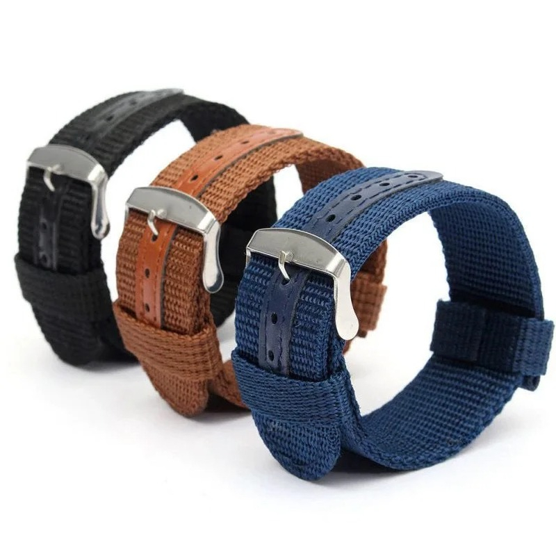 18mm 20mm 22mm 24mm Nylon Canv - đánh giá và giá Canvas Strap Watch
