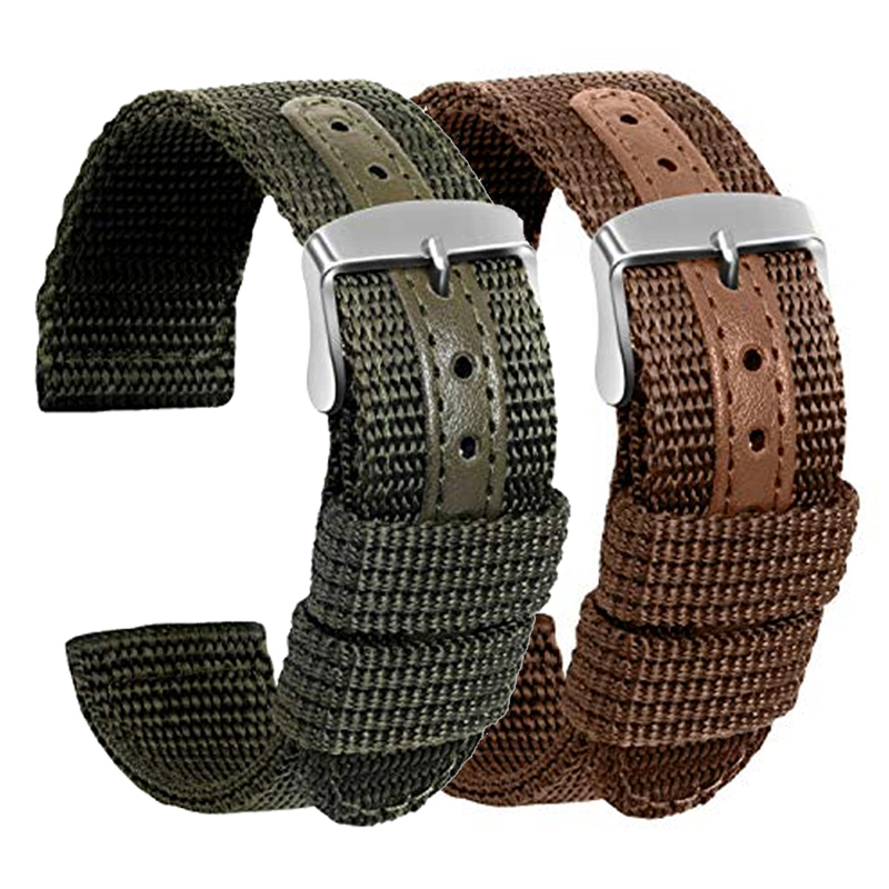 18mm 20mm 22mm 24mm Nylon Canv - đánh giá và giá Canvas Strap Watch