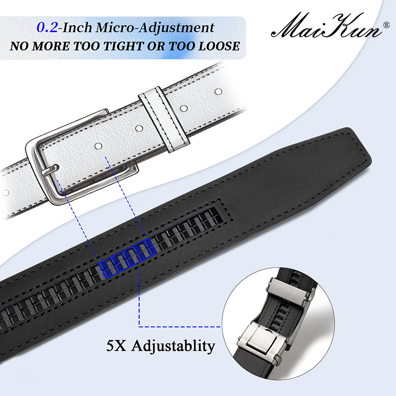 Maikun Brown Leather Ratchet B - đánh giá và giá Leather Strap Quick Release