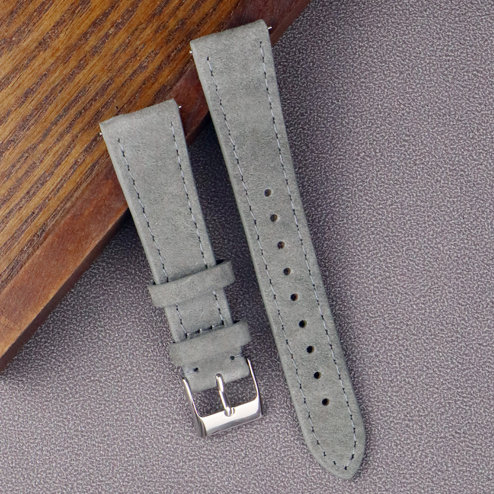 Premium Leather Suede Watch St - đánh giá và giá Suede Strap Watch