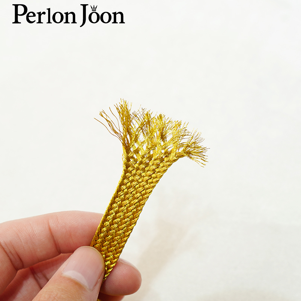 10yards Gold  thread strap web - đánh giá và giá Perlon Strap Woven