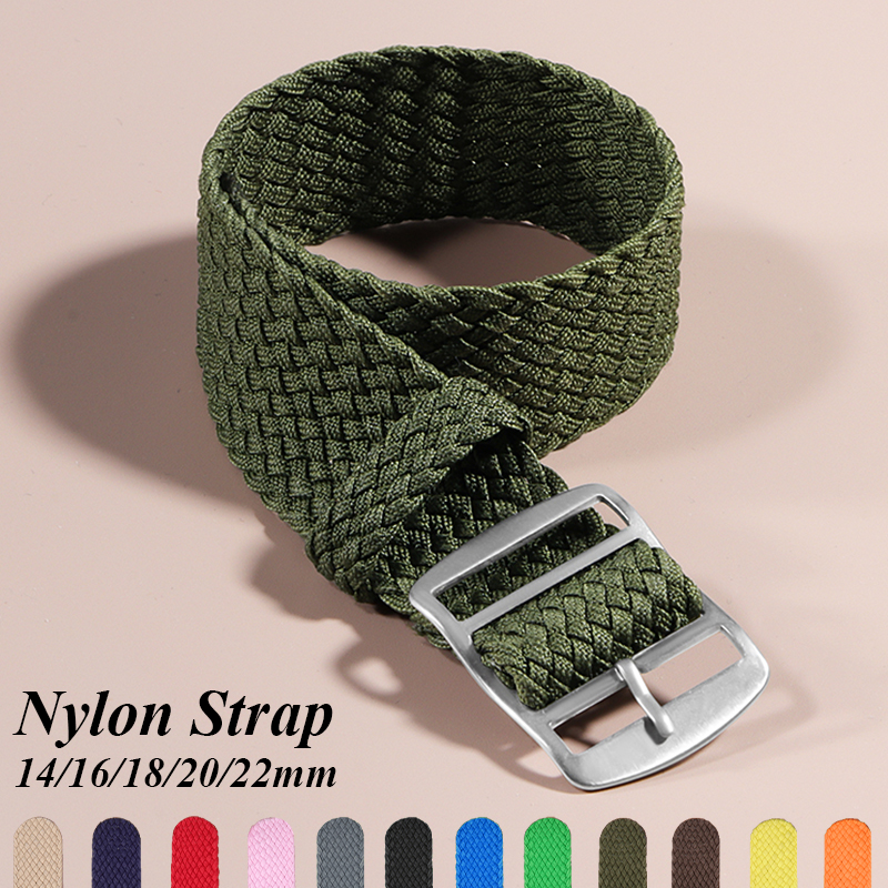16mm 18mm 20mm 22mm Nylon Canv - đánh giá và giá Perlon Strap Woven