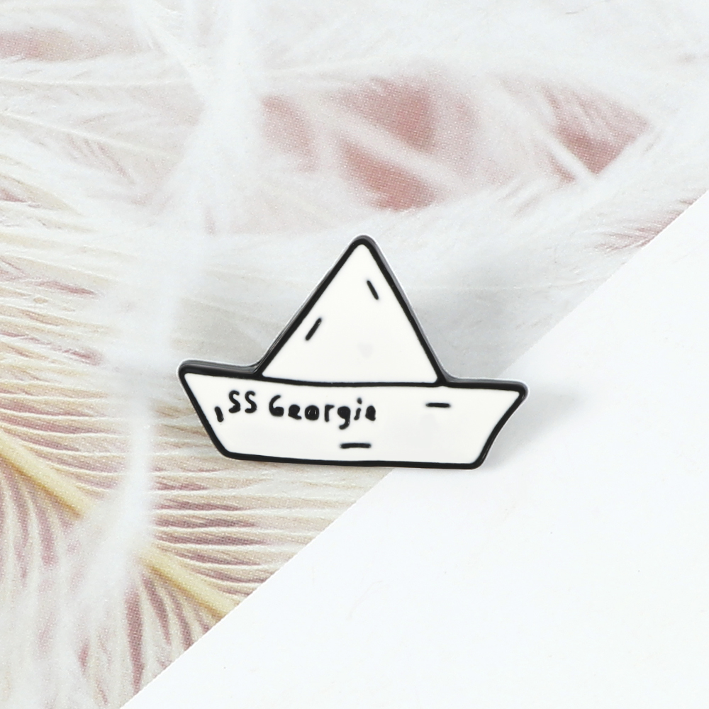Paper Boat Enamel Pin SS Georg - đánh giá và giá Buckle Pin Ss