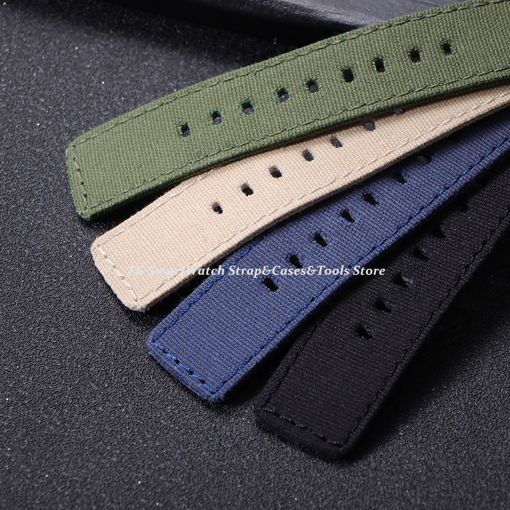Nylon Watch Strap 20mm 22mm fo - đánh giá và giá Canvas Strap Watch