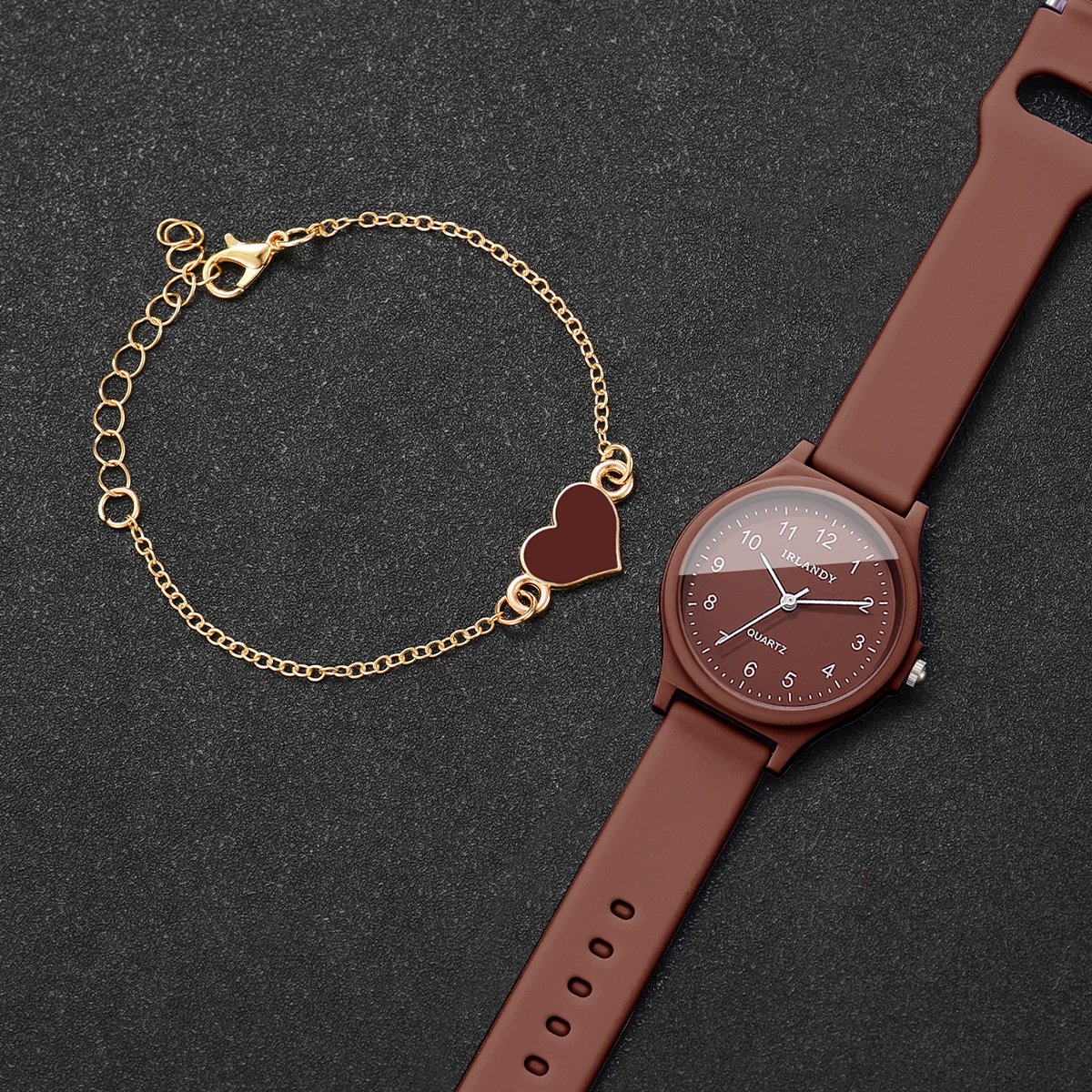 2PCS Fashion Arabic Dial Women - đánh giá và giá Silicone Band Women