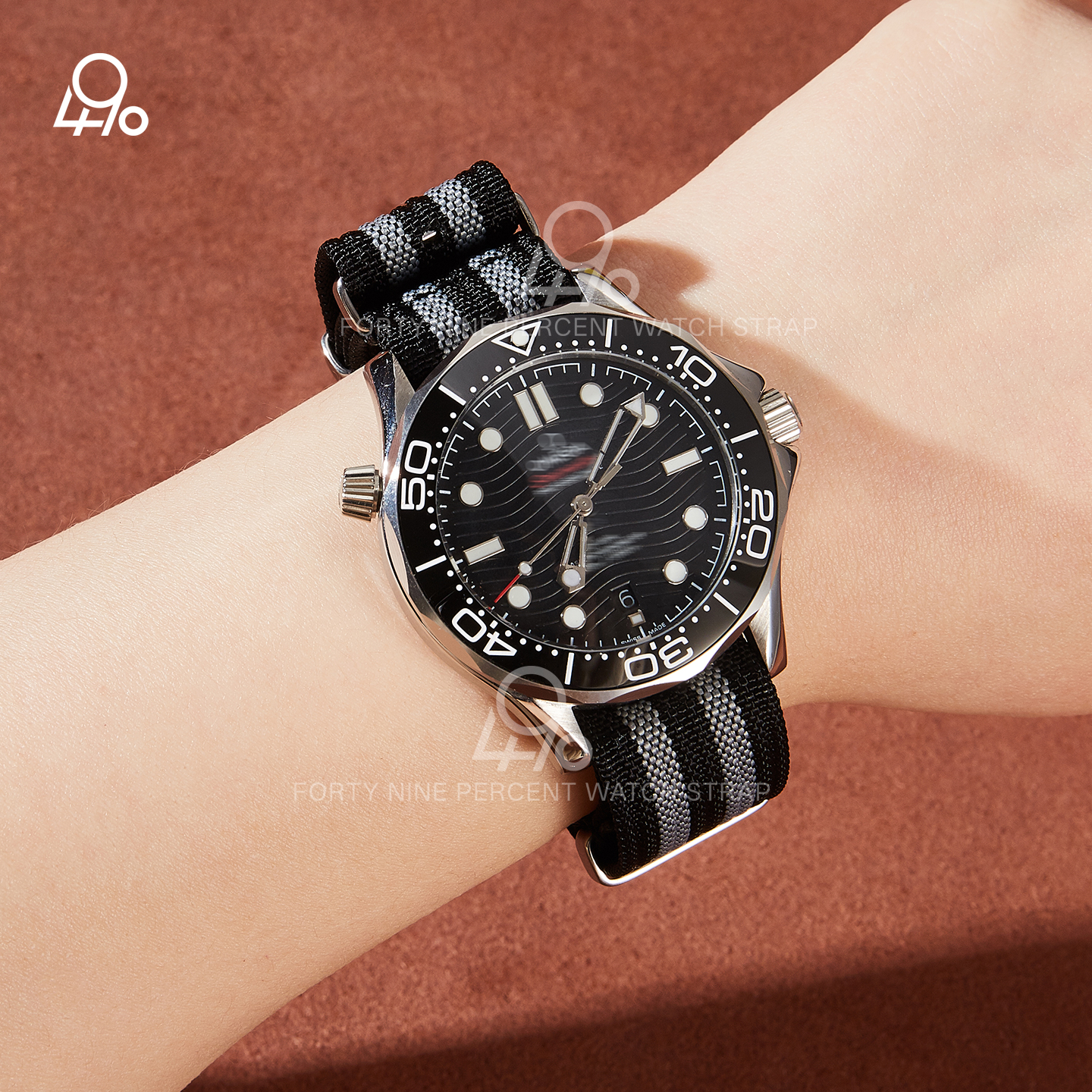High Quality Fabric Watchband  - đánh giá và giá Rubber Strap Diver