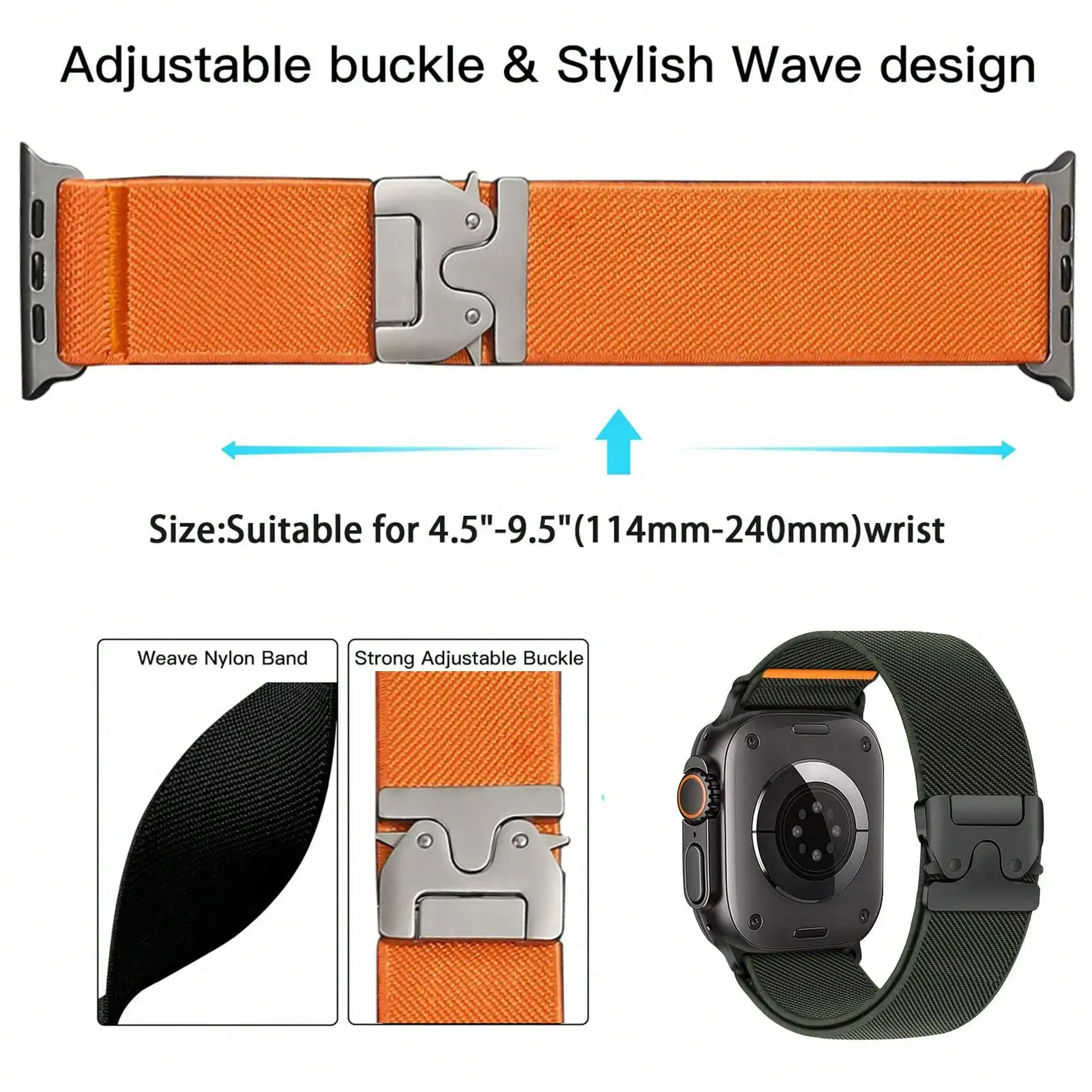 Elastic Sport Bands Compatible - đánh giá và giá Parachute Strap Elastic