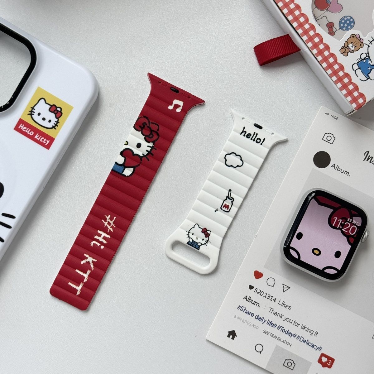 Anime Sanrio Hello Kitty Kurom - đánh giá và giá Silicone Band Women
