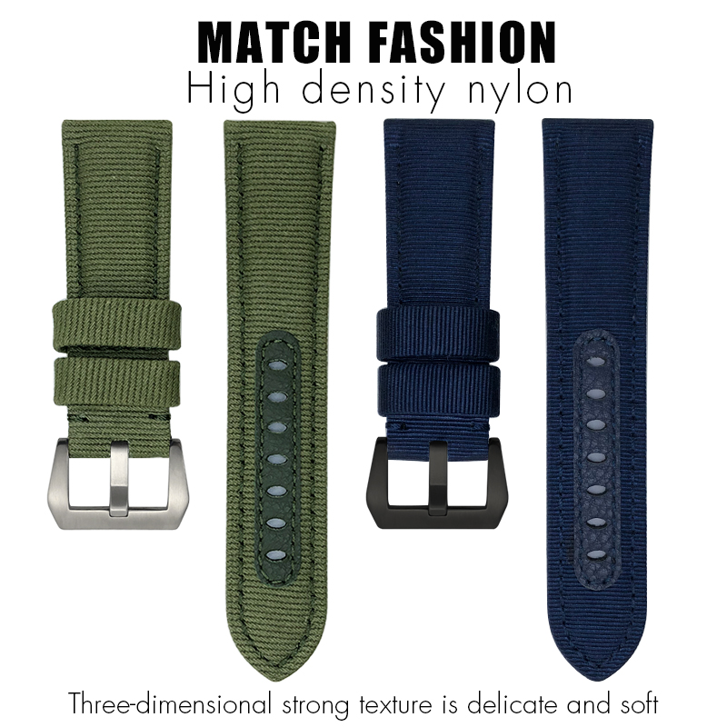 for Panerai 24mm New Nylon Wat - đánh giá và giá Canvas Strap Watch