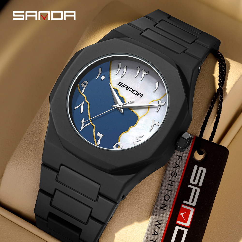 2025 SANDA Fashion Men's and W - đánh giá và giá Rubber Strap Diver