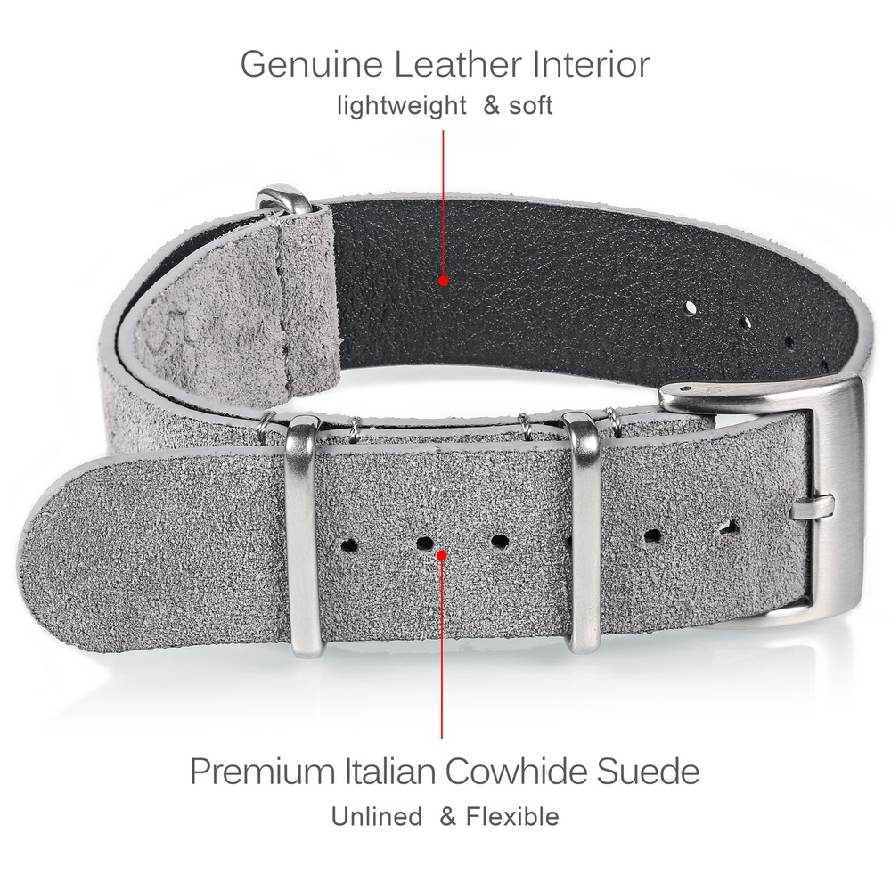 HEMSUT Genuine Leather Watch B - đánh giá và giá Tropic Strap Vintage
