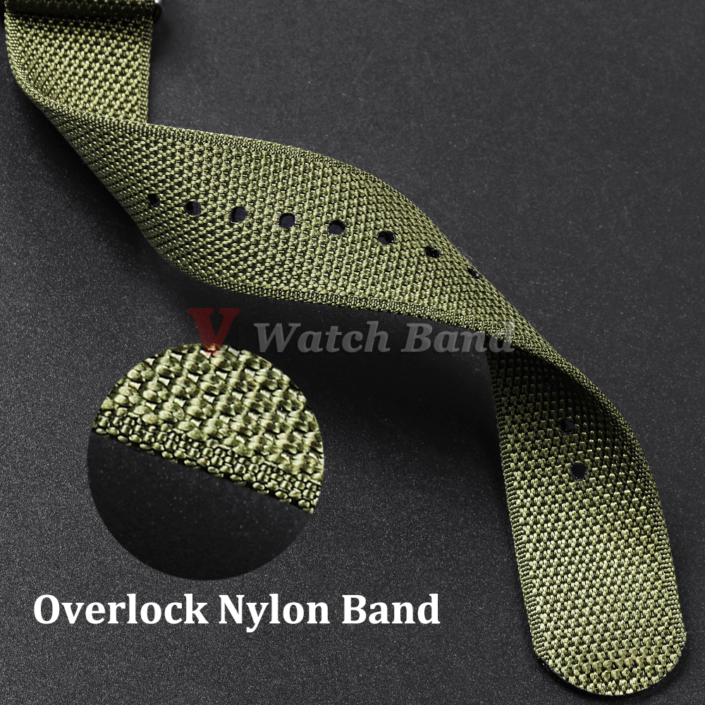 Dense Nylon Strap 20mm 22mm Wo - đánh giá và giá Perlon Strap Woven